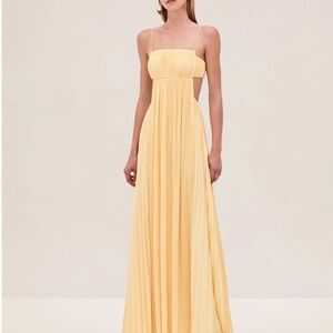 Alexis VARRANZA DRESS in color dandelion size L